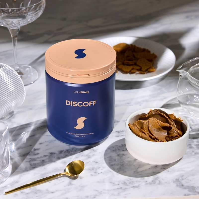 Discoff (Lotus/Biscoff Inspired) Plant-Based Protein Shake – 500 g